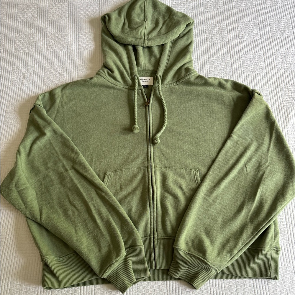 American Eagle Outfitters Sage Green Hoodie